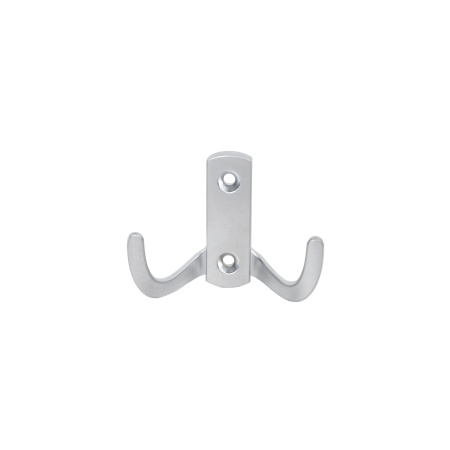 картинка Крючок меб. двухрожковый мет. WP13 хром матовый GRIDLI от магазина SEFI