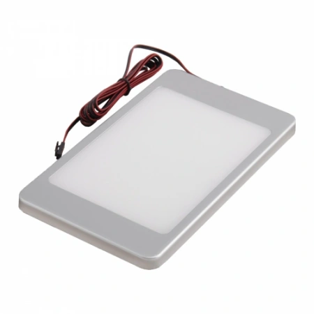 картинка Светильник светодиодный Apple 6W/12V, прямоугольный без сенсора, цвет алюминий, 4000К, AKS от магазина SEFI