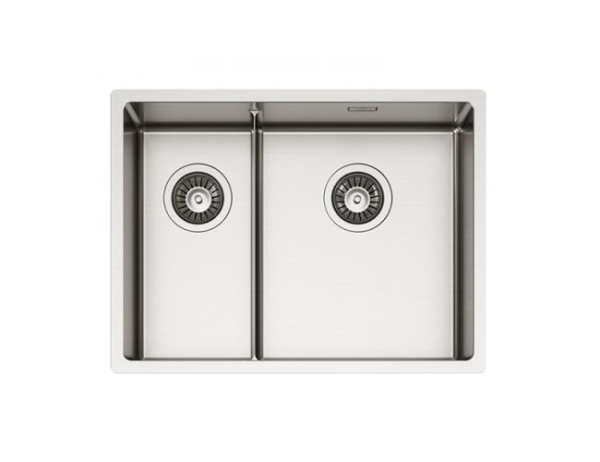 картинка Мойка Alveus NOX 90R BRS 582x440x200 правая в комплекте с интегрированным сифоном от магазина SEFI