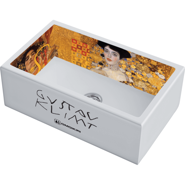 картинка Мойка Omoikiri Mikura 76-Klimt Natceramic/белый от магазина SEFI