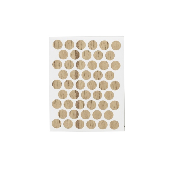 картинка Заглушка самоприлипающая к конфирматам дуб небраска (PC 2122) (1л=50шт) Pacific от магазина SEFI