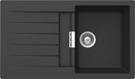 картинка Кухонная мойка SCHOCK PRIMUS 45D CRISTALITE оникс от магазина SEFI