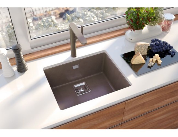 картинка Мойка SENSUAL 70 GRANITAL+ ARCTIC-G11M 980X5201+1/2 900x610x200;1+1/2 в комп.с сиф 1104729, от магазина SEFI