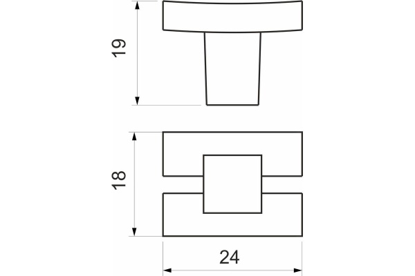 картинка Ручка меб. кнопка мет. АК7161 хром/кристалл прозрачный от магазина SEFI