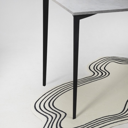 картинка Опора меб. HELLY h720, черный муар (1 упак = 4 шт) AKS от магазина SEFI