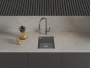картинка Мойка Rivelato STRIA 4134 1-чаш 410*435 Титан 802 от магазина SEFI