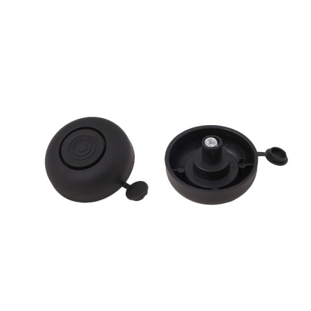 картинка Опора меб. пласт. WPJA-22 h17 регул. черный AKS от магазина SEFI