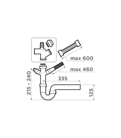 картинка Отводная арматура для измельчителя NA-01 от магазина SEFI