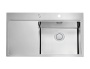 картинка Мойка  PURE UP 50 KMB 90 FI левая 860X525 в компл. с сифоном 1123351 от магазина SEFI