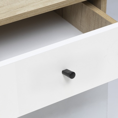 картинка Ручка меб. кнопка мет. AK071, черный матовый от магазина SEFI