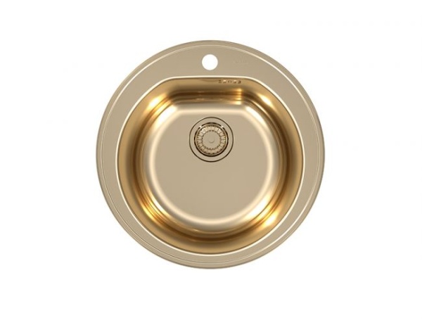 картинка Мойка ALVEUS FORM MONARCH 30 BRONZE-90 FI 510 в компл. с выпуском без сифона, от магазина SEFI