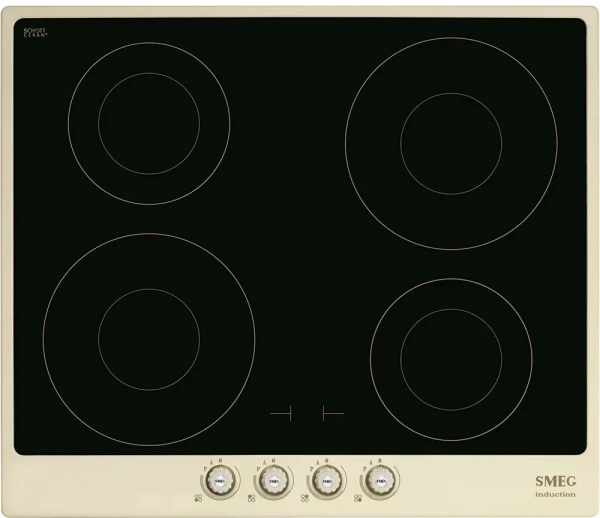 картинка Индукционная варочная панель Smeg SI764POM магазин SEFI являющийся официальным дистрибьютором в России  картинка Индукционная варочная панель Smeg SI764POM от магазина SEFI