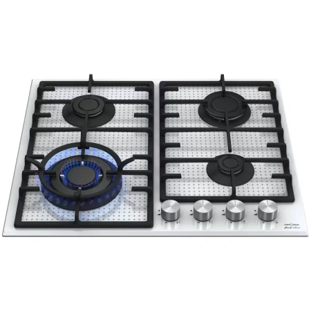 картинка Газовая варочная панель KRONA ARDORE 60 WH магазин SEFI являющийся официальным дистрибьютором в России  картинка Газовая варочная панель KRONA ARDORE 60 WH от магазина SEFI