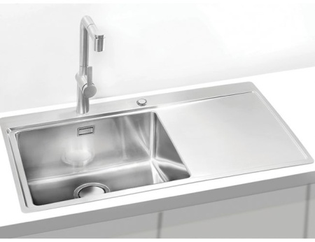 картинка Мойка ALVEUS PURE UP 40 KMB 90 FI правая 790X525 в компл. с сифоном 1123351 от магазина SEFI