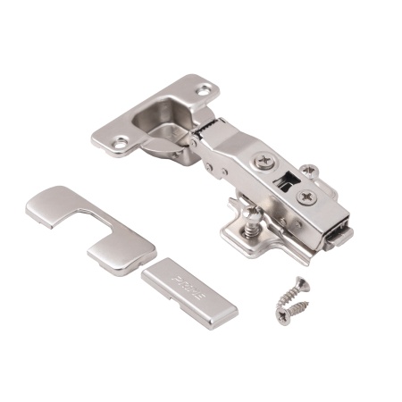 картинка Петля накладная с доводчиком 48мм h2 clip-on PRIME by AKS (еврошурупы, заглушки) (упак.-2шт.) от магазина SEFI