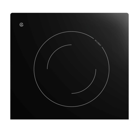 картинка Электрическая встраиваемая варочная панель HiSTORY HC 3201 GBK две конфорки Hi-Light Черная керамика 30 см от магазина SEFI