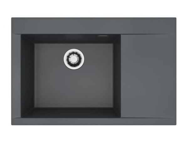 картинка Мойка Alveus PURE-G 70R ALGRANIT CARBON-A91 790X520X198 с сифоном 1148858 от магазина SEFI