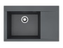 картинка Мойка Alveus PURE-G 70R ALGRANIT CARBON-A91 790X520X198 с сифоном 1148858 от магазина SEFI