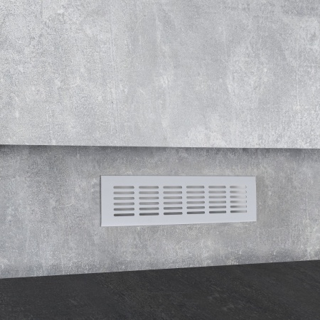 картинка Решетка вентиляционная 250х60мм серебро алюминий AKS магазин SEFI являющийся официальным дистрибьютором в России  картинка Решетка вентиляционная 250х60мм серебро алюминий AKS от магазина SEFI