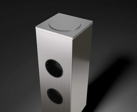 картинка Опора для полки, высота 170 мм, 1 розетка 220В от магазина SEFI