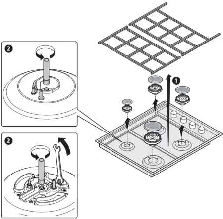 картинка Газовая варочная панель Barazza 1PLB3T от магазина SEFI