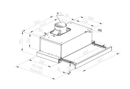картинка Вытяжка HAIER HVX-T671B от магазина SEFI