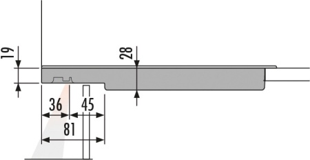 картинка Наполнение нижнего шкафа С креплением фасада LIBERO 3.0 от магазина SEFI
