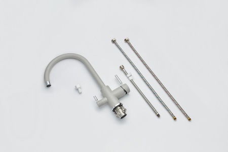 картинка Смеситель для кухни с подключением к фильтру, EMAR ЕС-3007, цвет Барит от магазина SEFI