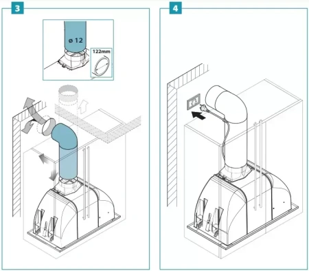 картинка Встраиваемая вытяжка Falmec BUILT-IN BURANO 50 BK от магазина SEFI