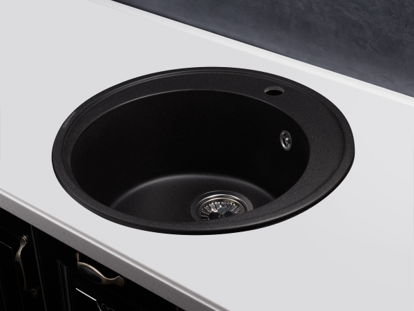 картинка Кухонная мойка  BALI 1B BLACK от магазина SEFI