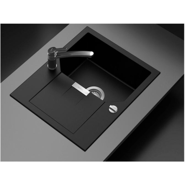 картинка Мойка Schock Manhattan 40 D Cristalite корз.клапан альпака от магазина SEFI
