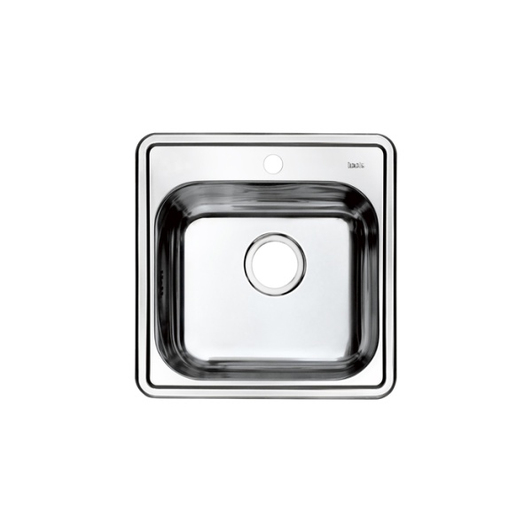 картинка Мойка, нержавеющая сталь, полированная, 485*485, Strit S, IDDIS, STR48P0i77 от магазина SEFI