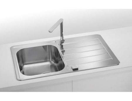 картинка Мойка ALVEUS LINE MAXIM 80 SAT-90 790X500 с сифоном 1127251, от магазина SEFI