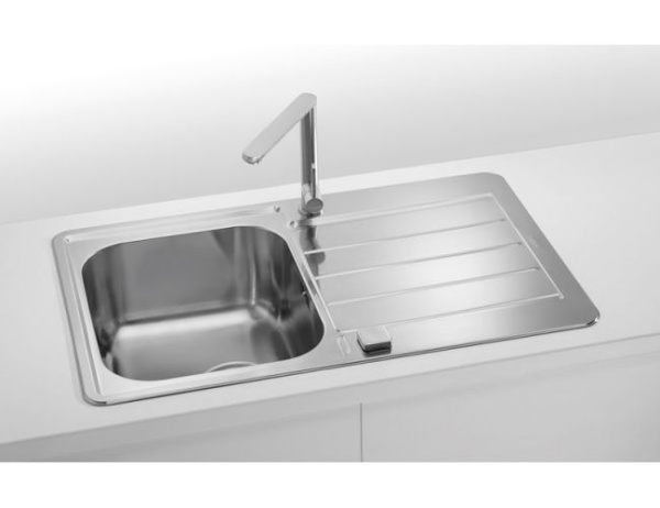 картинка Мойка LINE MAXIM 80 SAT-90 790X500 с сифоном 1127251, от магазина SEFI