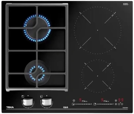 картинка Комбинированная варочная панель Teka HYBRID JZC 64322 ABN BLACK от магазина SEFI