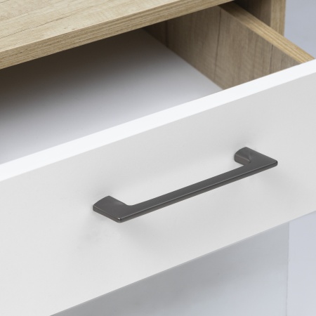 картинка Ручка меб. скоба мет. RANDY 128, графит шлифованный, AKS от магазина SEFI