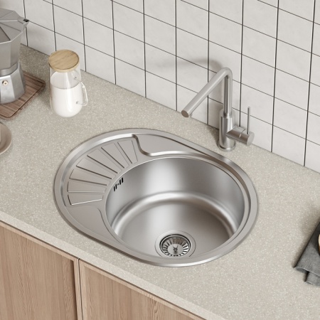 картинка Мойка, нерж. сталь, шелк, 600*470, Suno S, IDDIS, SUN60SDi77 от магазина SEFI