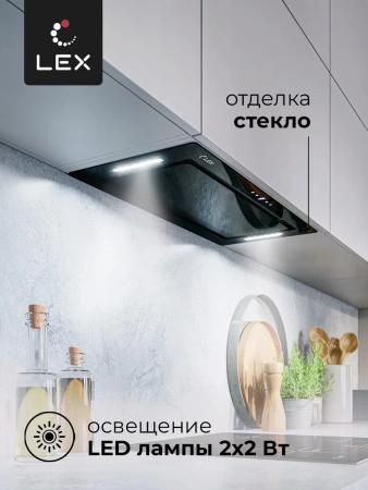 картинка Встраиваемая вытяжка LEX GS BLOC GS 900 Black от магазина SEFI