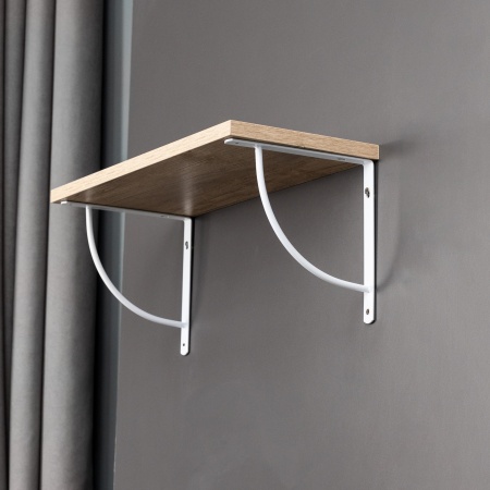 картинка Полкодержатель мет. ORBIT 150*150*20*3, белый AKS от магазина SEFI