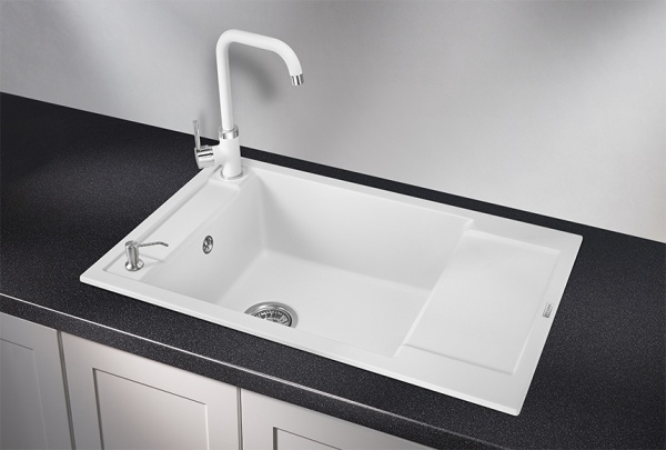 картинка Мойка Granula 7806, арктик (белый), кварц от магазина SEFI