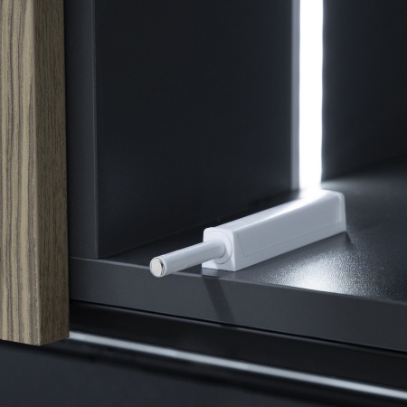 картинка Механизм push-to-open наконечник магнитный накладной/врезной белый AKS усиленный от магазина SEFI