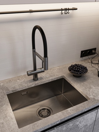 картинка Мойка EMAR 123, покрытие PVD, цвет Чёрный от магазина SEFI