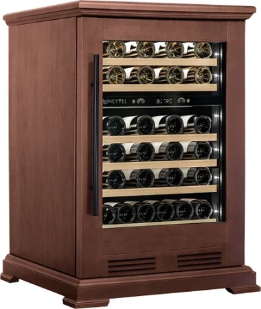 картинка Винный шкаф Meyvel MV46PRO-KBT2 (Итальянский орех) от магазина SEFI