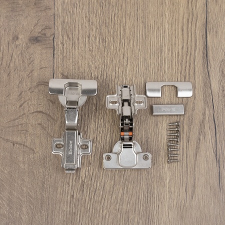 картинка Петля внутренняя с доводчиком 48мм h2 clip-on PRIME by AKS (саморезы, заглушки) (упак.-2шт.) магазин SEFI являющийся официальным дистрибьютором в России  картинка Петля внутренняя с доводчиком 48мм h2 clip-on PRIME by AKS (саморезы, заглушки) (упак.-2шт.) от магазина SEFI