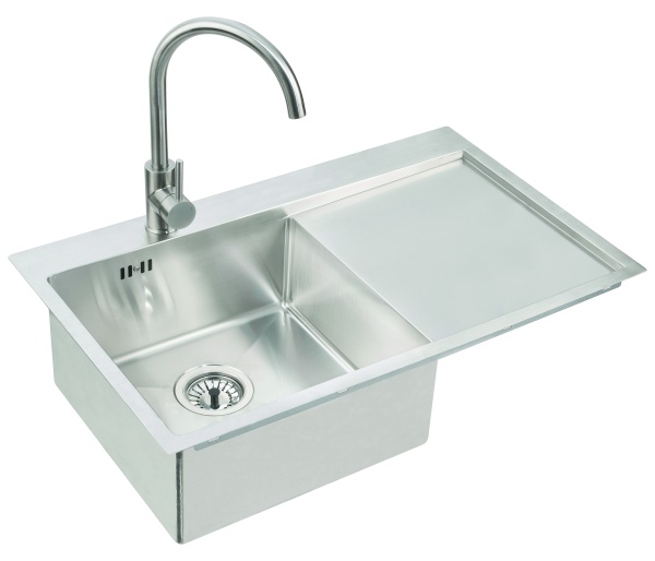 картинка Мойка QUARTO 30 BRS-90 780х480 в комплекте с сифоном 1130551, от магазина SEFI