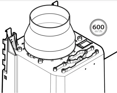 картинка Вытяжка Falmec MERCURIO EVO 90 от магазина SEFI