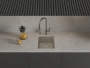 картинка Мойка Rivelato STRIA 4134 1-чаш 410*435 Какао 702 от магазина SEFI
