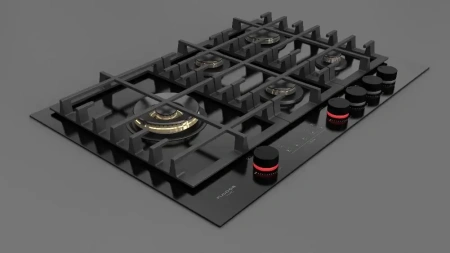 картинка Газовая варочная панель Fulgor Milano FCLH 755 G T WK BK от магазина SEFI