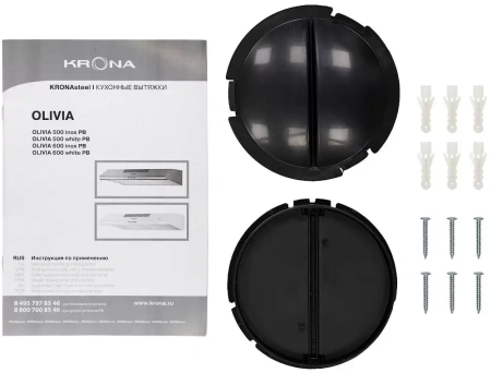 картинка Встраиваемая вытяжка KRONA LIANA 600 INOX PB от магазина SEFI