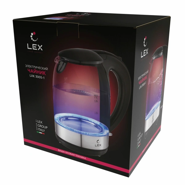 картинка Чайник электрический LEX LXK 3005-1 от магазина SEFI